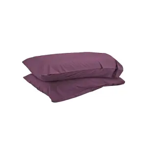 Duvalay Pillow Case Standard Plum