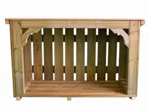 Beautiful Quality Wood Store - Small Log Store - Log Store - Personalisation - Outdoor Log Storage - Log Storage Shed