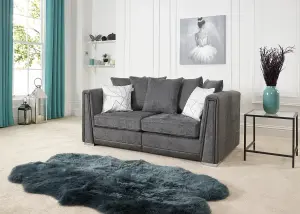 The Great British Sofa Company Edinburgh 2 Seater and 2 Seater Dark Grey Sofas