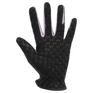 Dublin Unisex Cool-it Gel Touch Fastening Riding Gloves Black/Pink (Medium)