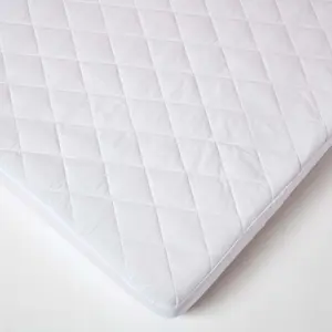 Homescapes Quilted Waterproof Mattress Protector, Single