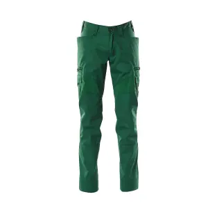 Mascot Accelerate Thigh Pocket Trousers with Stretch Zones - Green   (46.5) (Leg Length - Long)