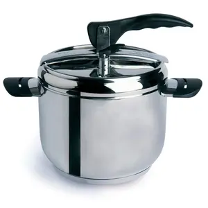 Excelsa Professional Stainless Steel Pressure Cooker 26 cm H x 21 cm W x 21 cm D