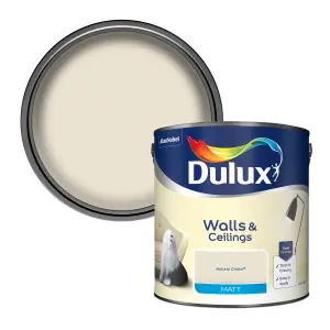 Dulux Walls & ceilings Calico Matt Emulsion paint, 2.5L