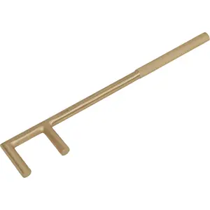 50 x 400mm Non-Sparking Valve Handle - Precision Cast - Beryllium Copper