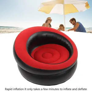 MantraRaj Quick Inflate Gaming Chair, Suitable as Outdoor Furniture, Comfortable Single Inflatable Sofa