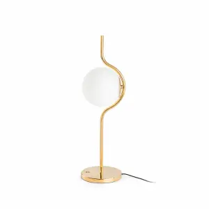 Luminosa Le Vita Led Table Lamp Gold Dimmable 6W 2700K