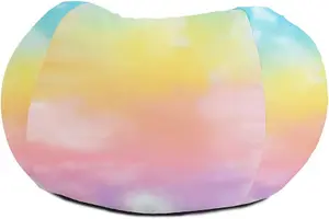 rucomfy Printed Indoor Tye Dye Medium Children's Beanbag