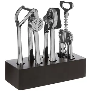 Maison by Premier Paragon 5pc Chrome Finish Kitchen Gadget Set