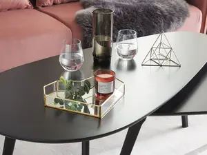 Beliani Glam Tray PONTIVY Mirrored Gold