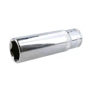 14mm 6 Point 3/8" Drive 64mm Double Deep Metric Socket Chrome Vanadium Steel