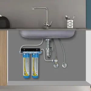 Hommix Sasani Brushed 304 Stainless Steel 3-Way Tap (Triflow Filter Tap)