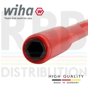 Wiha Hex Driver Screwdriver  1000v VDE Electrician 6mm SoftFinish Grip 00857