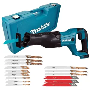 Makita DJR186Z 18v LXT Reciprocating Recip Sabre Saw DJR186ZK Bare & Case Blades