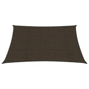 Berkfield Sunshade Sail 160 g/m2 Brown 2.5x3 m HDPE