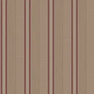 Galerie Palazzo Red Silk Stripe Embossed Wallpaper