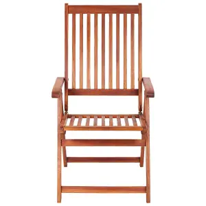 Berkfield Folding Garden Chairs 6 pcs Solid Acacia Wood