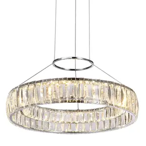 Luminosa Classic LED Hanging Pendant Chrome, Warm White 3000K 2000lm