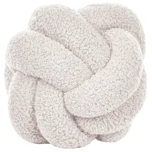 Throw Cushion MALNI Boucle 19 x 19 cm Solid Off-White