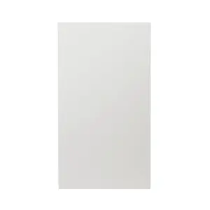 GoodHome Alisma High gloss white Slab Highline Cabinet door (W)450mm (H)715mm (T)18mm