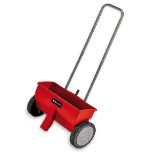 Einhell Universal Spreader 45cm Wheeled 12L For Seeds Fertiliser Grit Garden GC-SR 12 Red