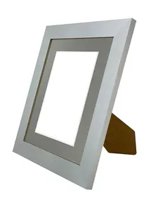 Metro Light Grey Frame with Dark Grey Mount for Image Size A5