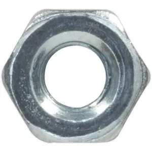 100 Pack of Premium Steel Hex Nuts M3 0.5mm Pitch - DIN 934 Certified