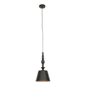 Interiors by Premier Leni Black Matte Pendant Light