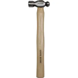 High-Quality 12oz Ball Pein Hammer with Hickory Handle and Drop Forged Steel Head