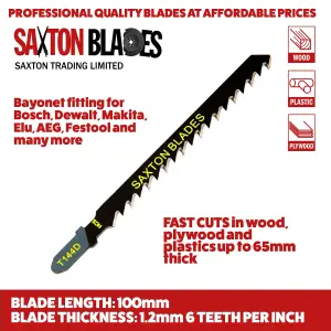 25x Saxton Jigsaw blades Wood T144D