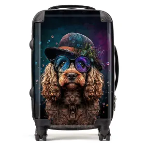 Cockapoo Dog Face Splashart Suitcase - Cabin