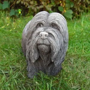 Dougal Skye Terrier Stone Cast Dog Ornament