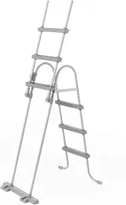 Bestway Flowclear 42 Inch Pool Ladder  Safe Access for Above Ground Swimming Pools