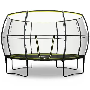 Rebo 12ft Base Jump Trampoline With Halo II Enclosure