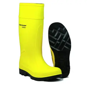 Dunlop Purofort Professional Full Safety Wellington Yellow