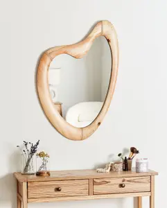 Wall Mirror NEURE Wood Natural