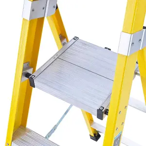 TB Davies 6 Tread Heavy-Duty Fibreglass Platform (1.56m) Step Ladder