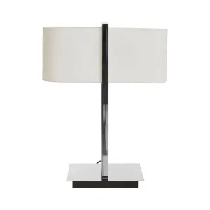 Interiors by Premier Lilian Chrome Finish Table Lamp