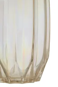 Interiors by Premier Petro Large Glass Vase with Iridescent Finish