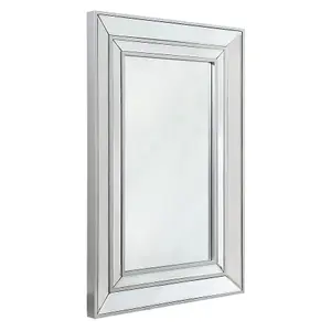 Argente Silver Trim Wall Mirror