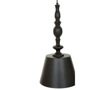 Interiors by Premier Leni Black Matte Pendant Light