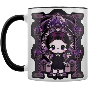 Mio Moon Miss Addams Inner Two Tone Mug White/Black (One Size)