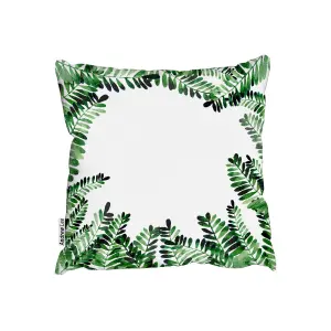 Cushions - Green Botanical Leaves (Cushion) / 60cm x 60cm