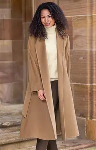 House Of Bruar Ladies Wool Rich Tie Coat