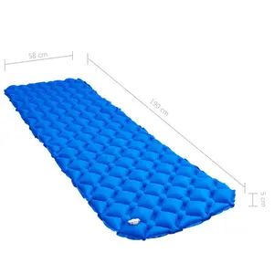 Heaton Inflatable 5cm Air Bed Blue