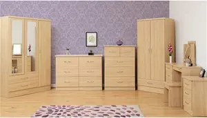 Cascio 4 Door Wardrobe Zipcode Design Finish: Sonoma Oak Effect