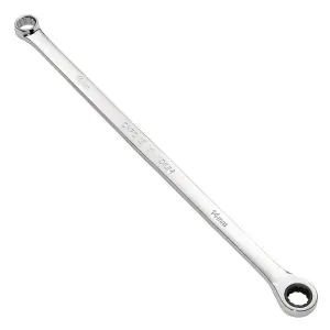 Draper Tools HI-TORQ Metric Extra-Long Double Ring Ratchet Spanner, 14mm