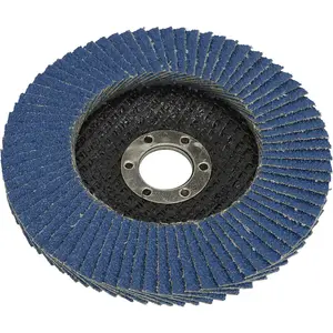 High-Performance 100mm Zirconium Flap Disc with 16mm Bore for Surface Preparation