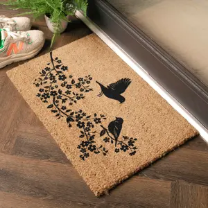 Birds On A Tree Doormat (60 x 40cm)