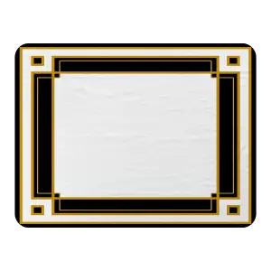 Art Deco Black & Gold (Blanket) / Default Title